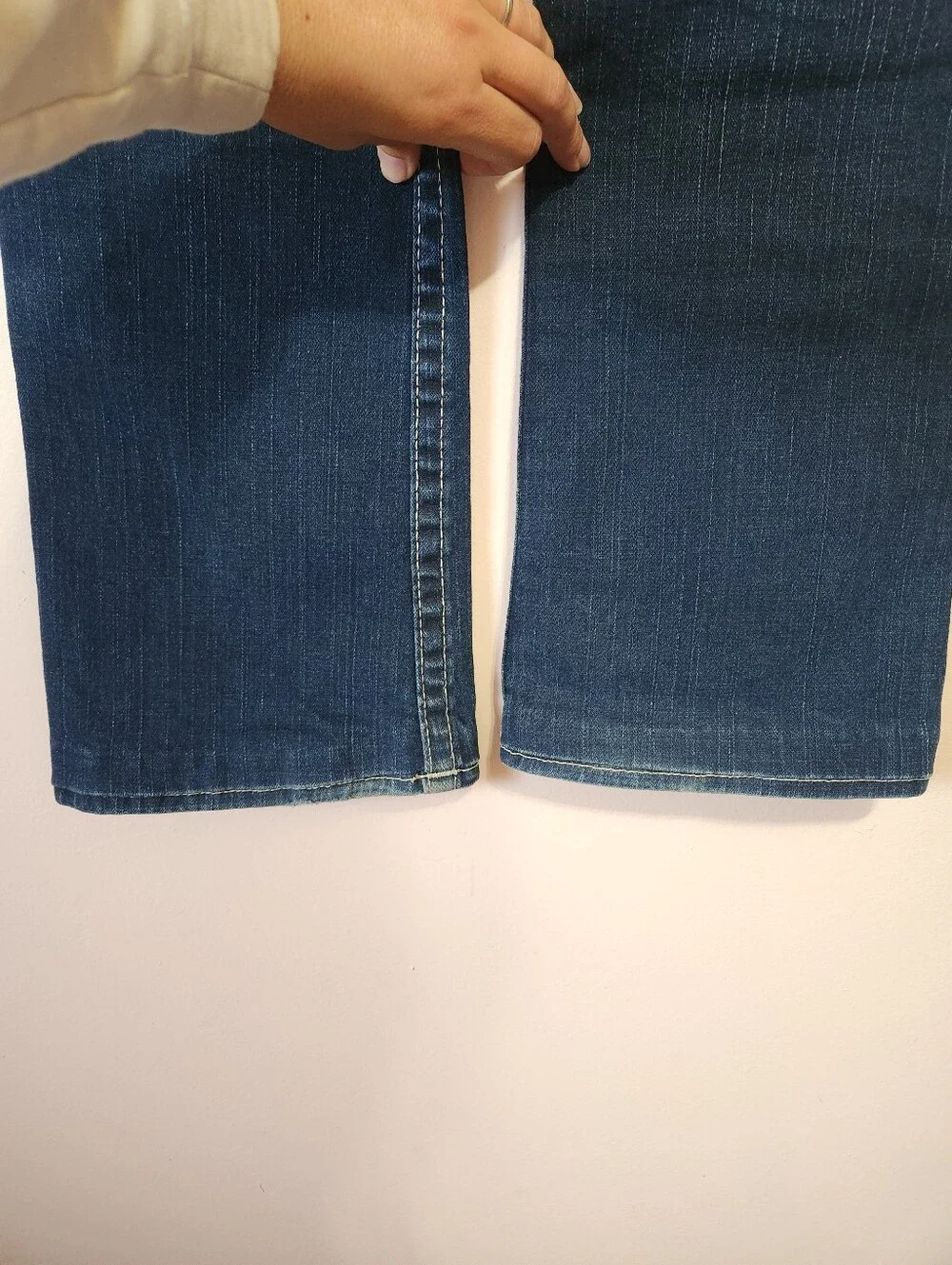 True Religion Becky Y2K Pearl Button Flap Pocket Bootcut Jeans Size 31 - Picture 4 of 15